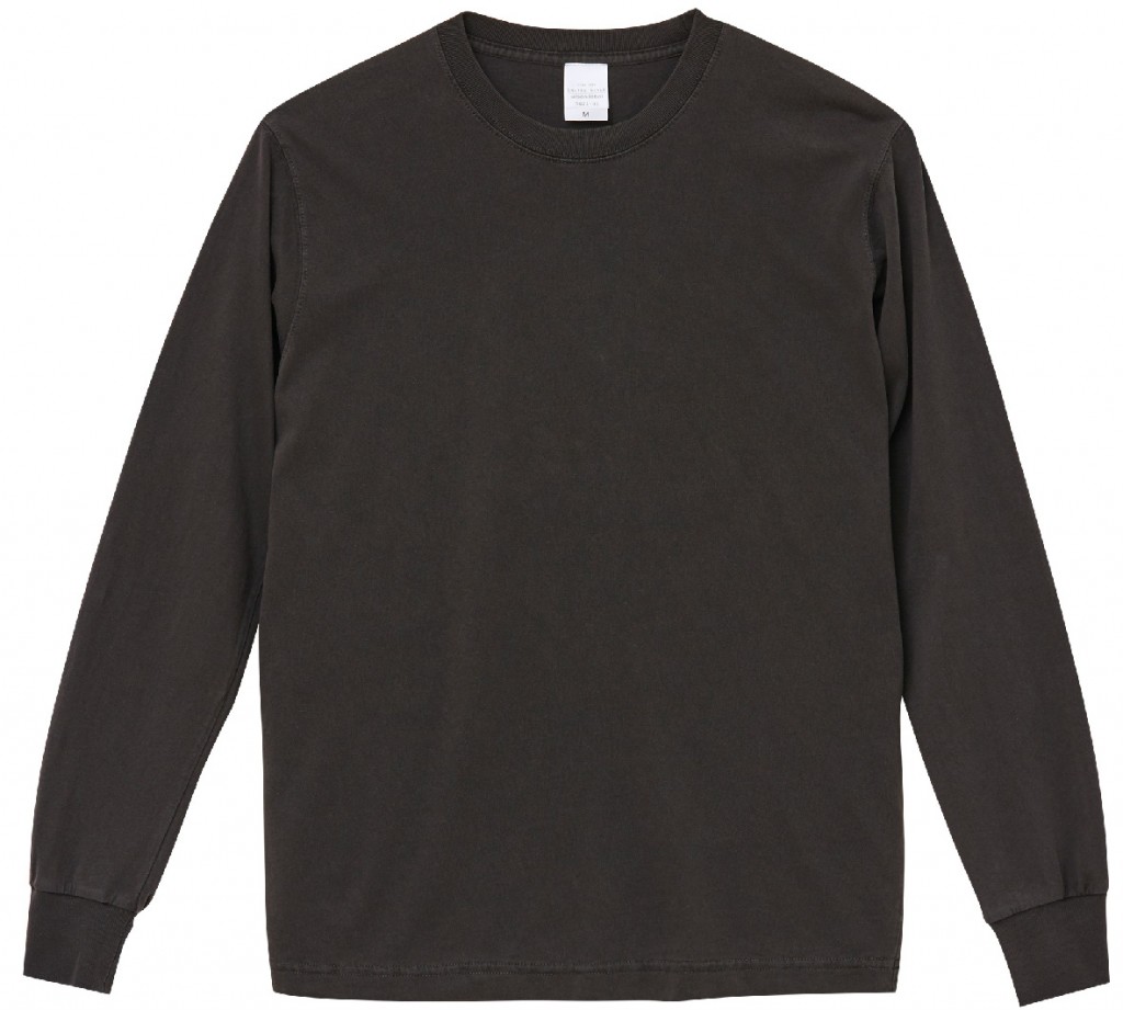 5021-01, 5.6オンス ピグメントダイ ロングスリーブ Tシャツ ※注意事項あり