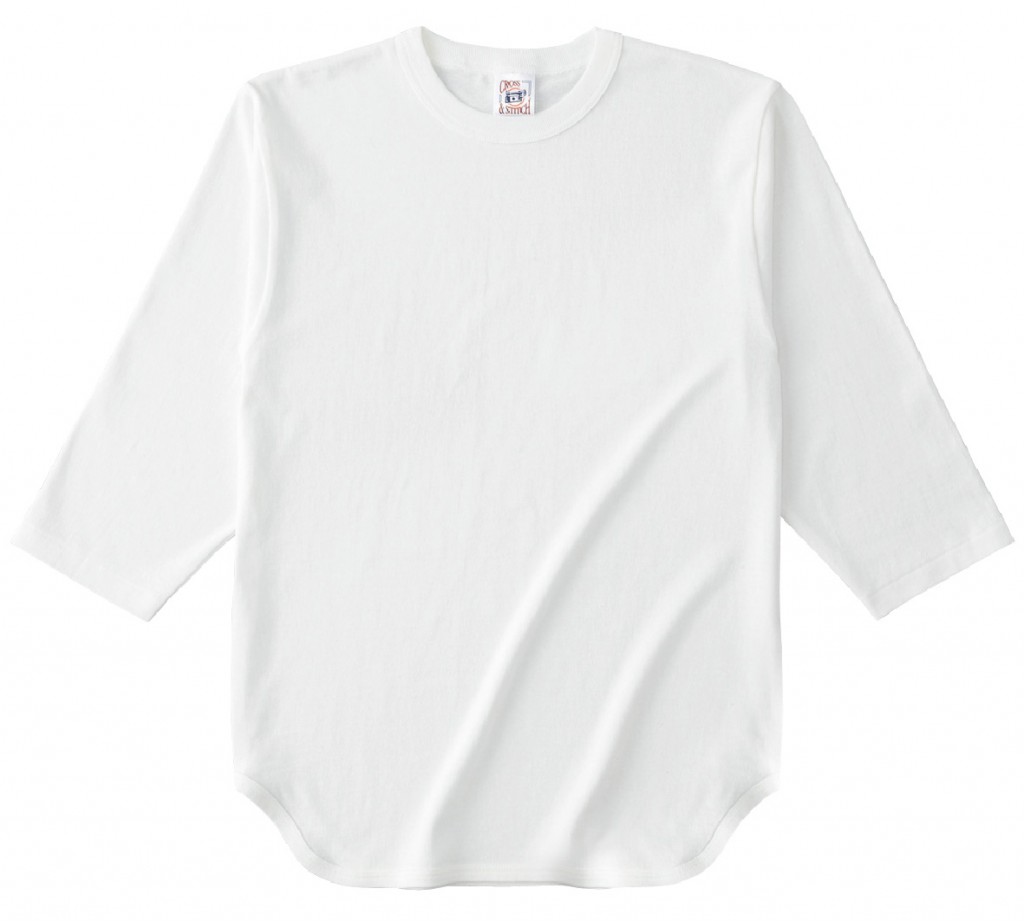 OE1230 オープンエンド 3/4スリーブ ベースボール Tシャツ(リブ無し)