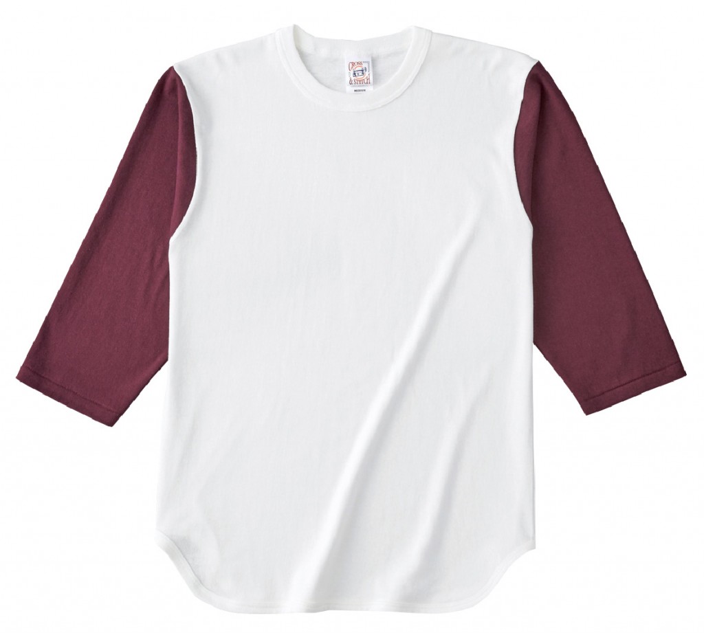 OE1230 オープンエンド 3/4スリーブ ベースボール Tシャツ(リブ無し)