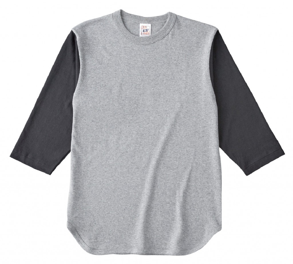 OE1230 オープンエンド 3/4スリーブ ベースボール Tシャツ(リブ無し)