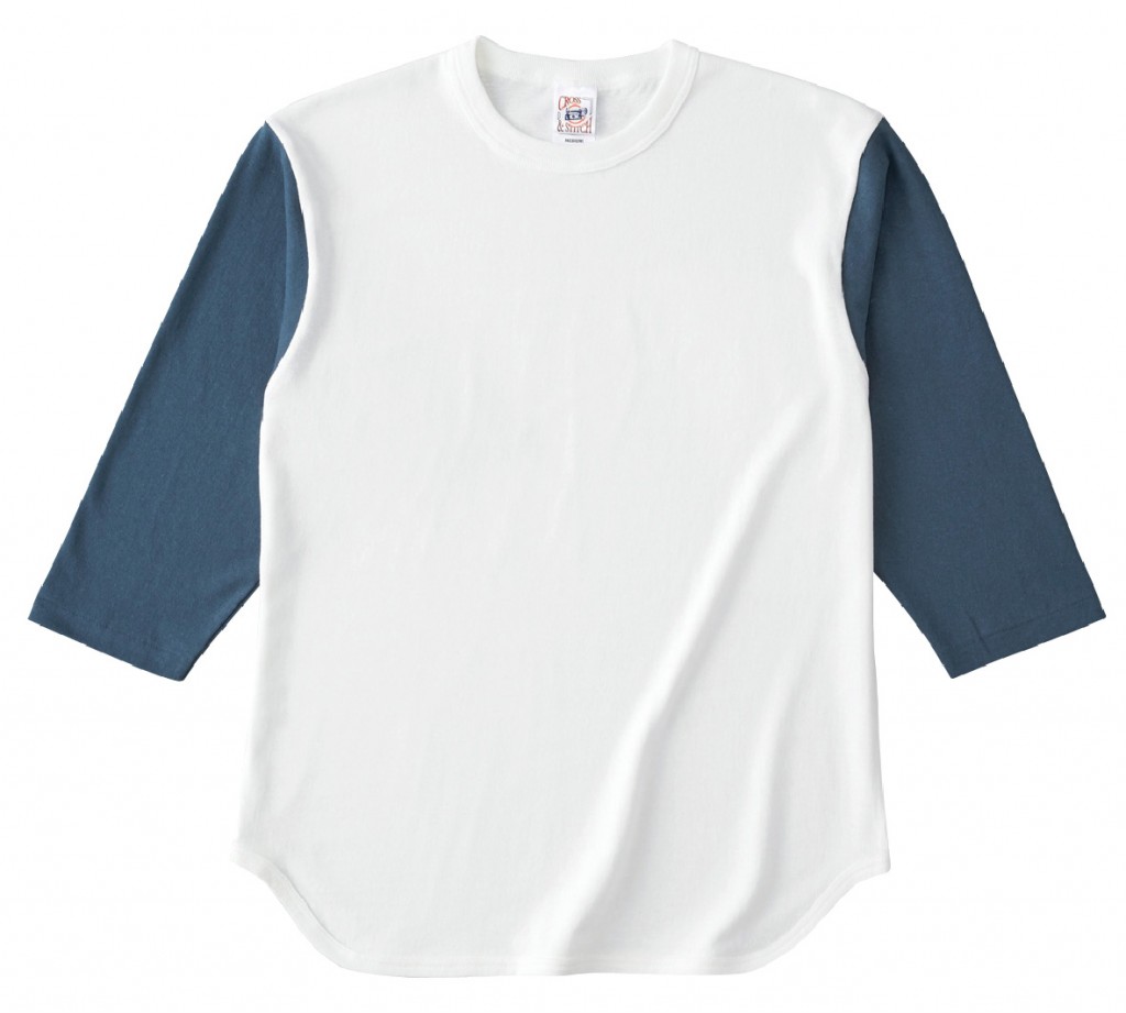 OE1230 オープンエンド 3/4スリーブ ベースボール Tシャツ(リブ無し)