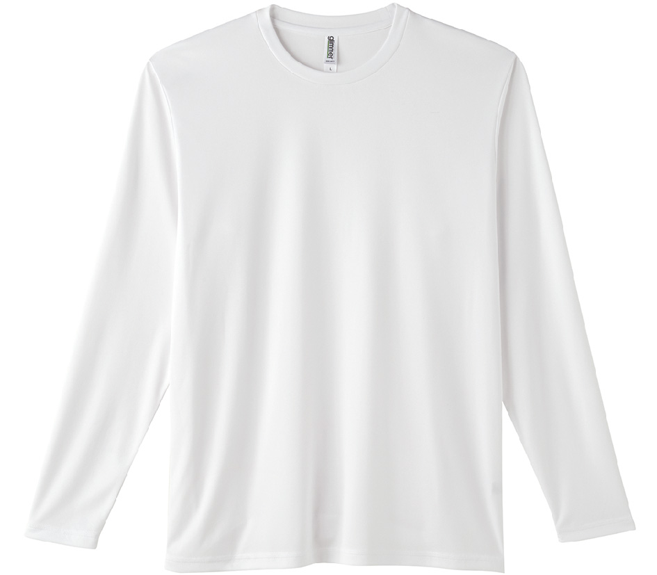 00352-AIL 3.5オンス インターロック ドライロングスリーブTシャツ