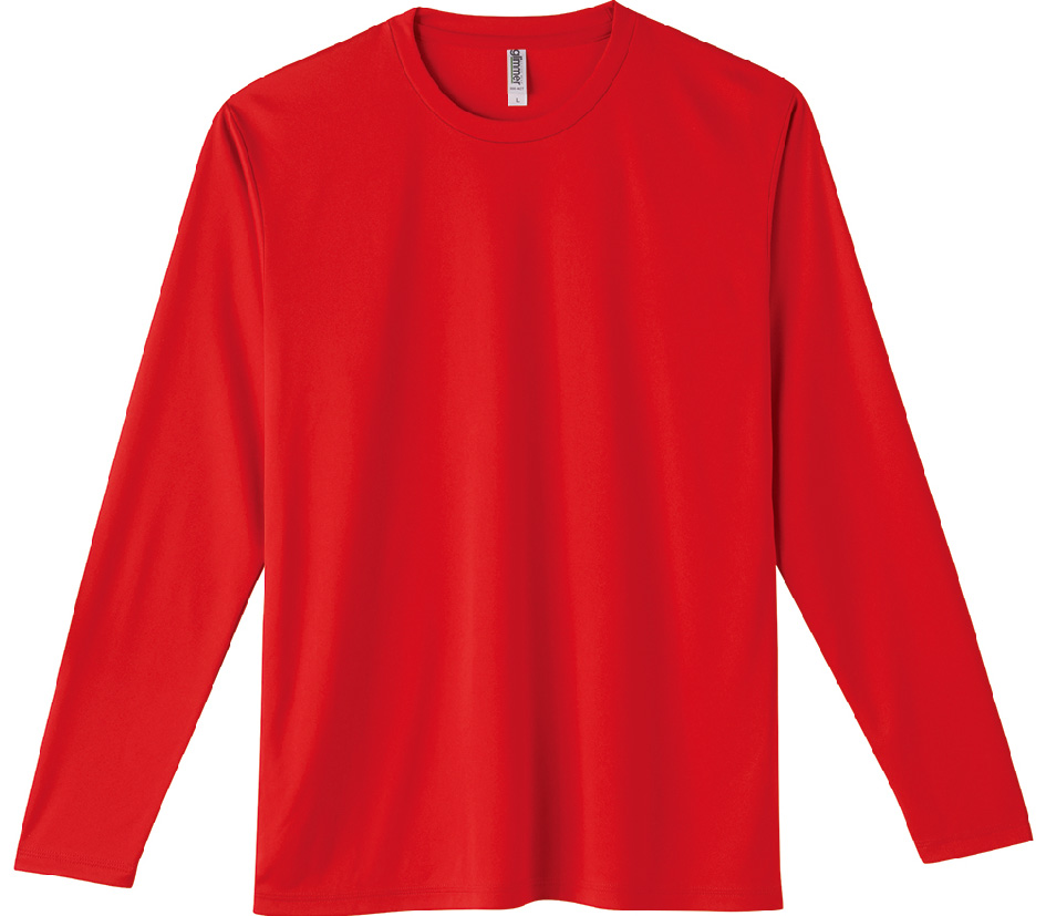 00352-AIL 3.5オンス インターロック ドライロングスリーブTシャツ