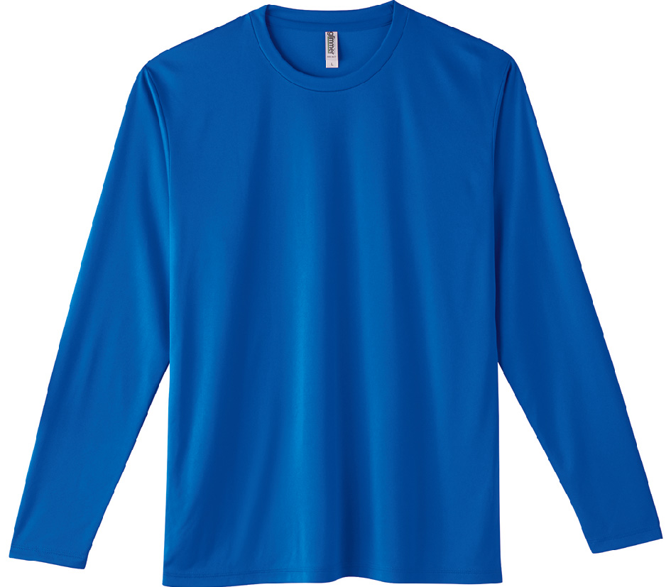 00352-AIL 3.5オンス インターロック ドライロングスリーブTシャツ