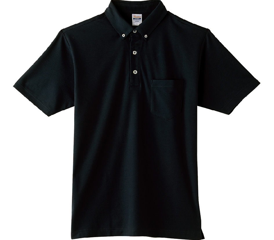 00198-BDQ 4.9oz ボタンダウンポロシャツ(ポケット付)