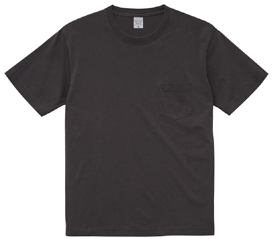 5029-01 5.6オンス ピグメントダイTシャツ(ポケット付)