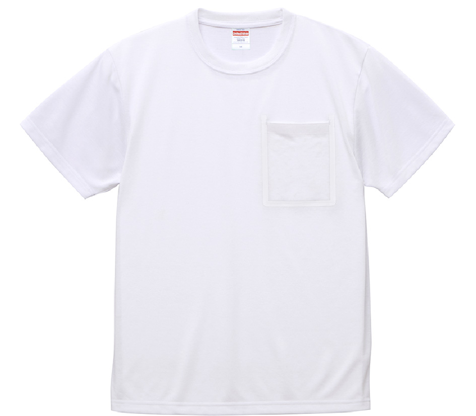 5603-01 6.5オンス ドライコットンタッチ Tシャツ(ポケット付)