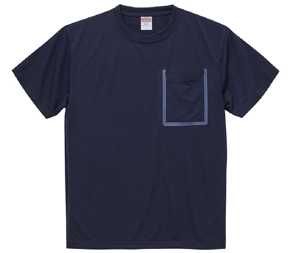5603-01 6.5オンス ドライコットンタッチ Tシャツ(ポケット付)