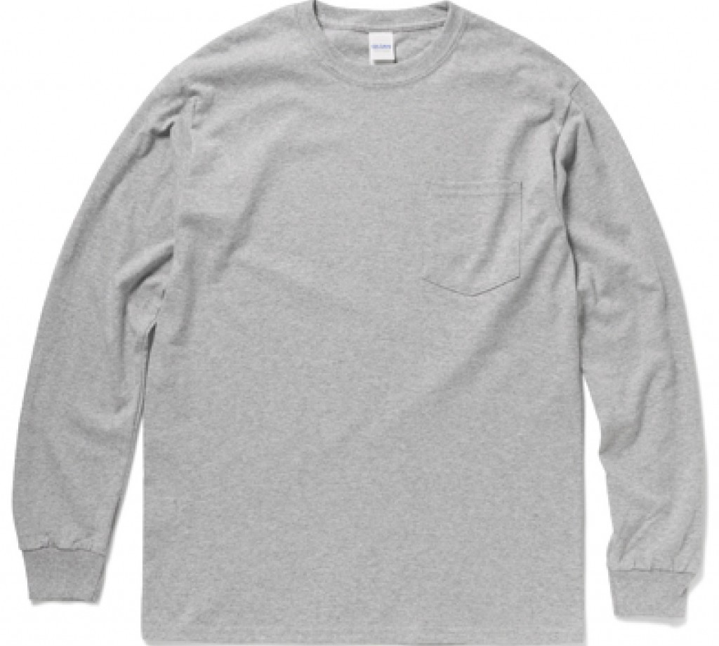 GIL2410 ウルトラコットン ロングスリーブTシャツ(ポケット付)