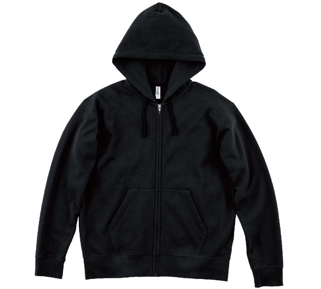 00348-AFZ 10.0ozドライ裏フリースジップパーカー(裏起毛)