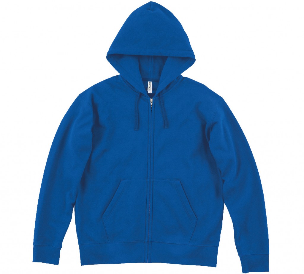00348-AFZ 10.0ozドライ裏フリースジップパーカー(裏起毛)