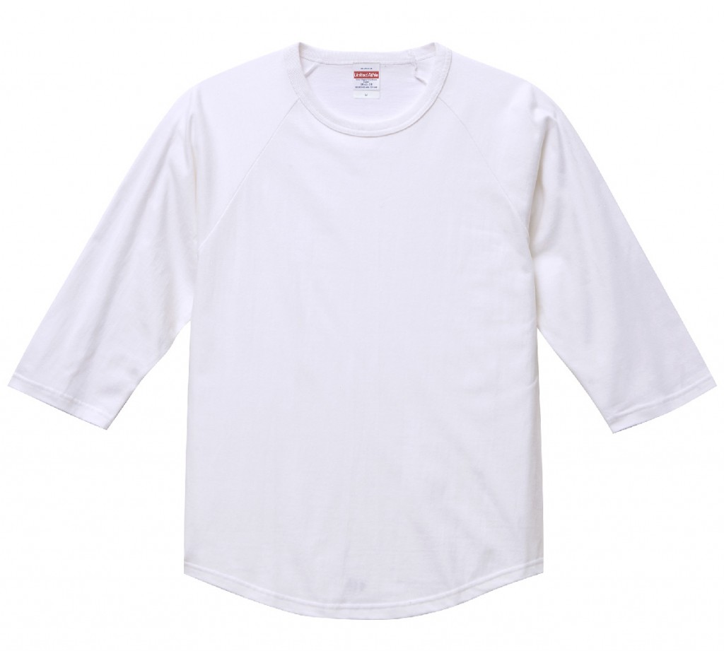 5045-01 5.6オンス ラグラン 3/4スリーブ Tシャツ