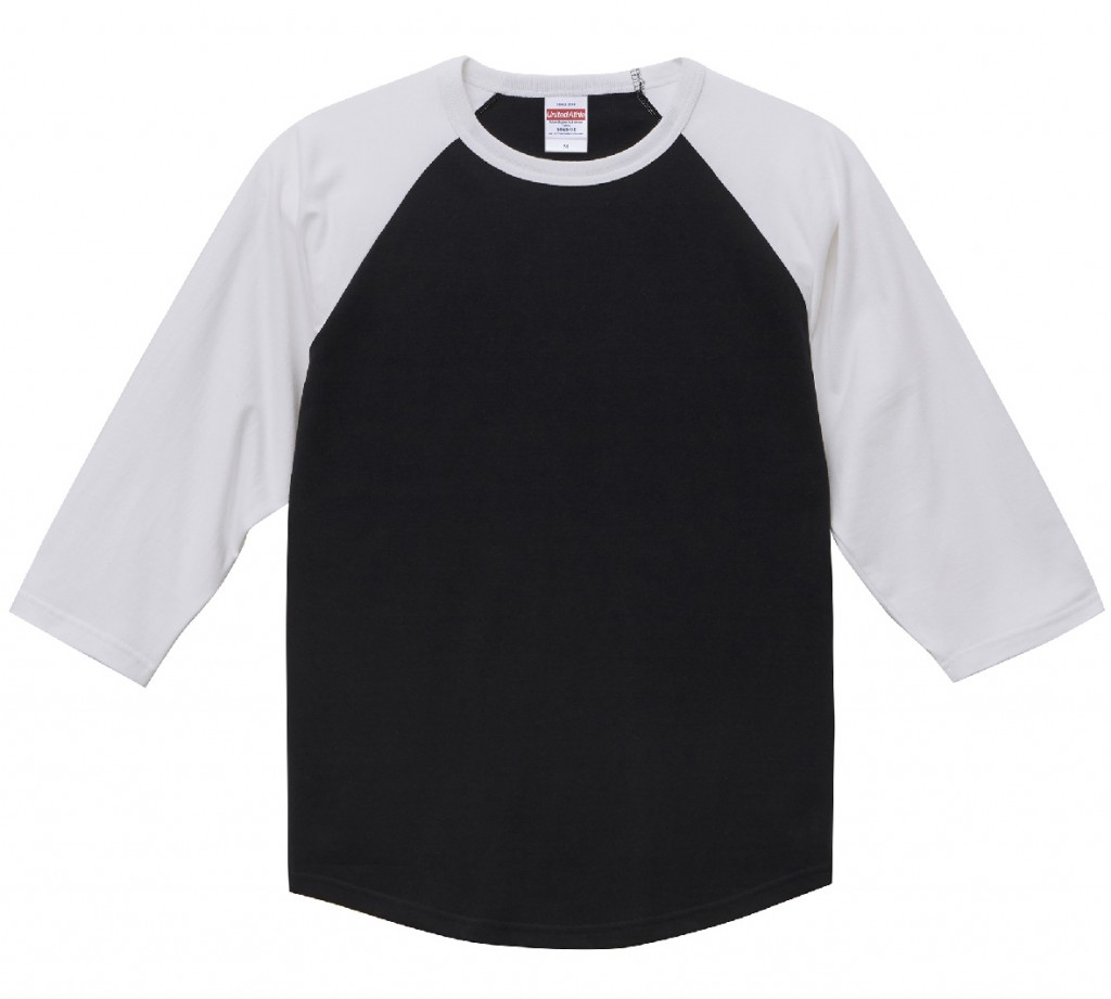 5045-01 5.6オンス ラグラン 3/4スリーブ Tシャツ