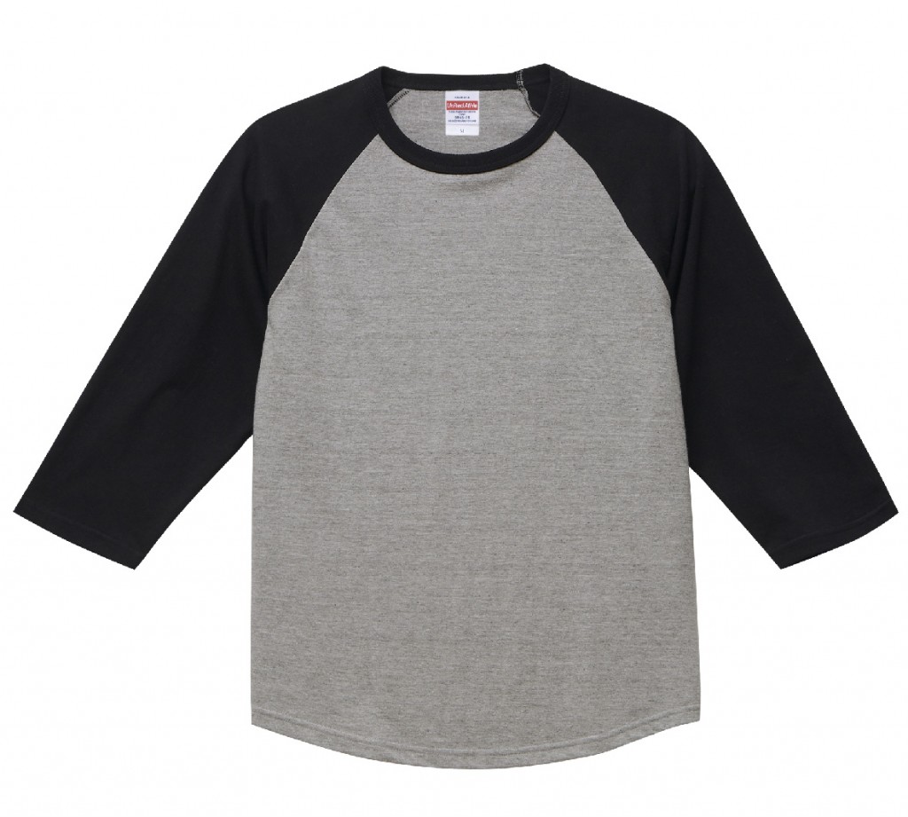 5045-01 5.6オンス ラグラン 3/4スリーブ Tシャツ