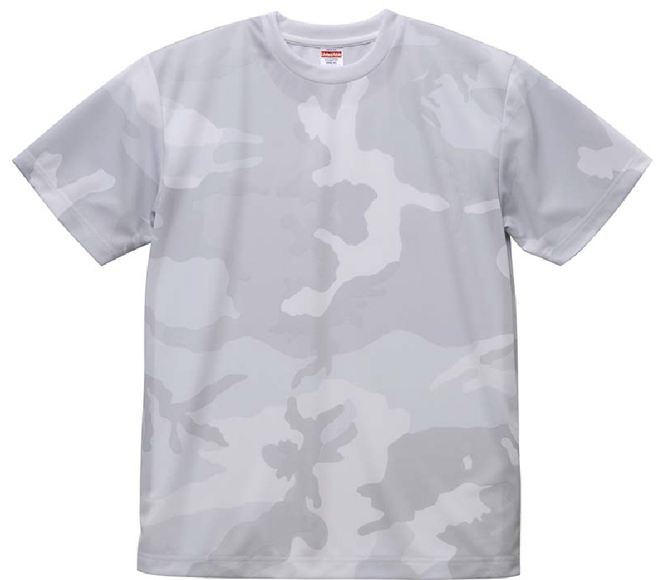 5906-01 4.1オンス ドライ アスレチックカモフラージュTシャツ
