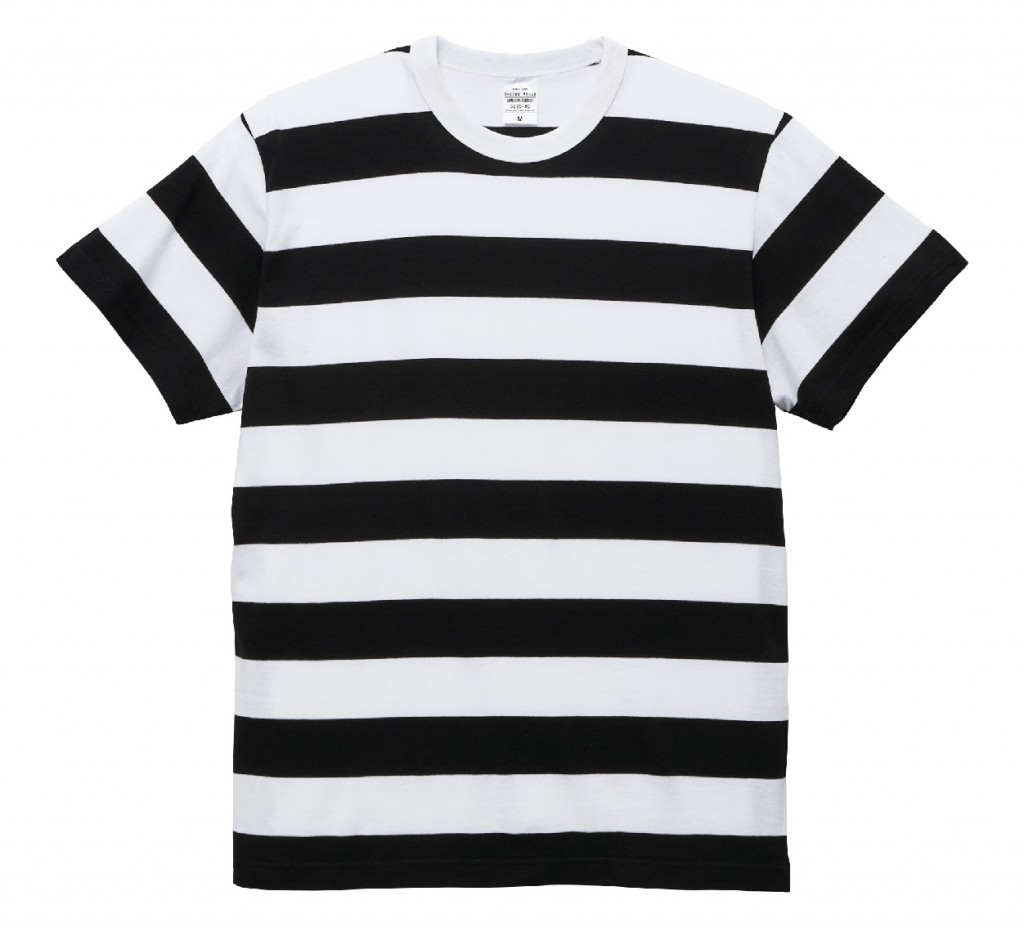 5625-01 5.6オンス ボーダーTシャツ