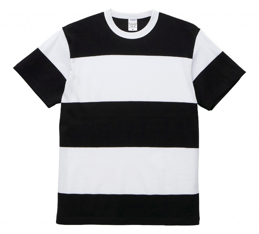 5625-01 5.6オンス ボーダーTシャツ