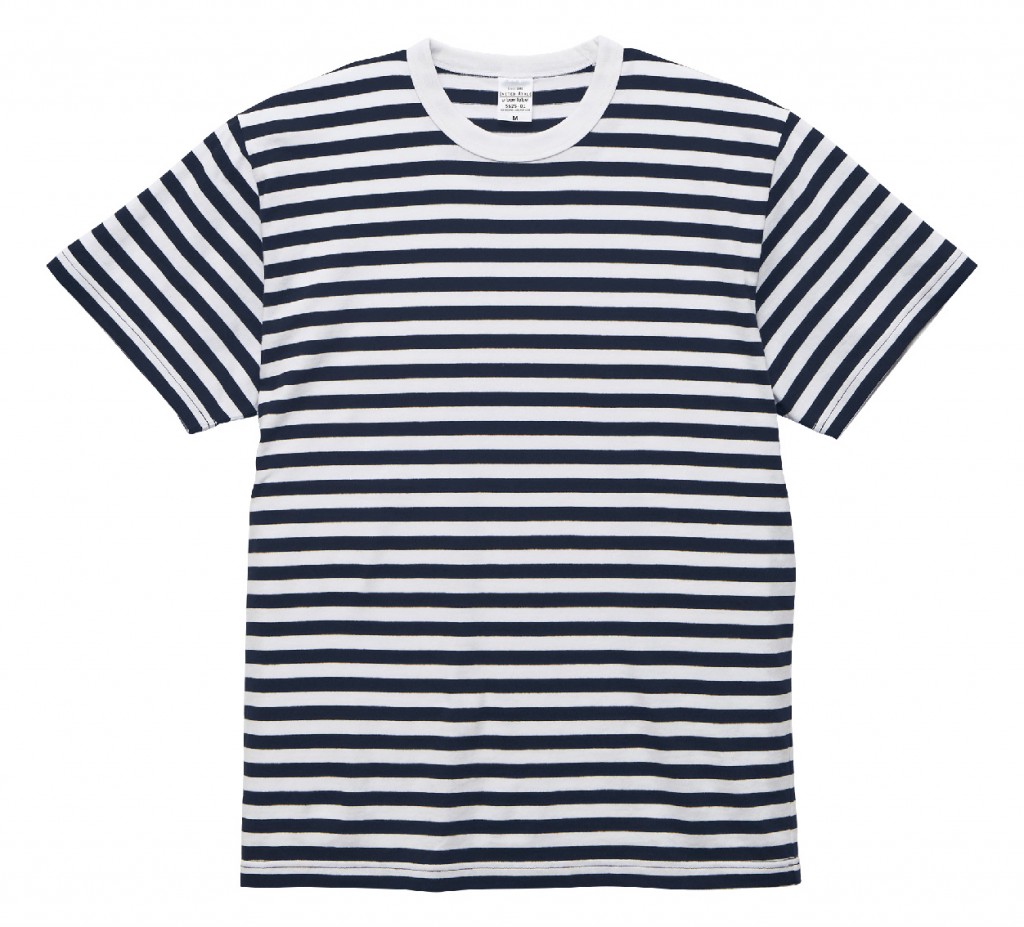 5625-01 5.6オンス ボーダーTシャツ