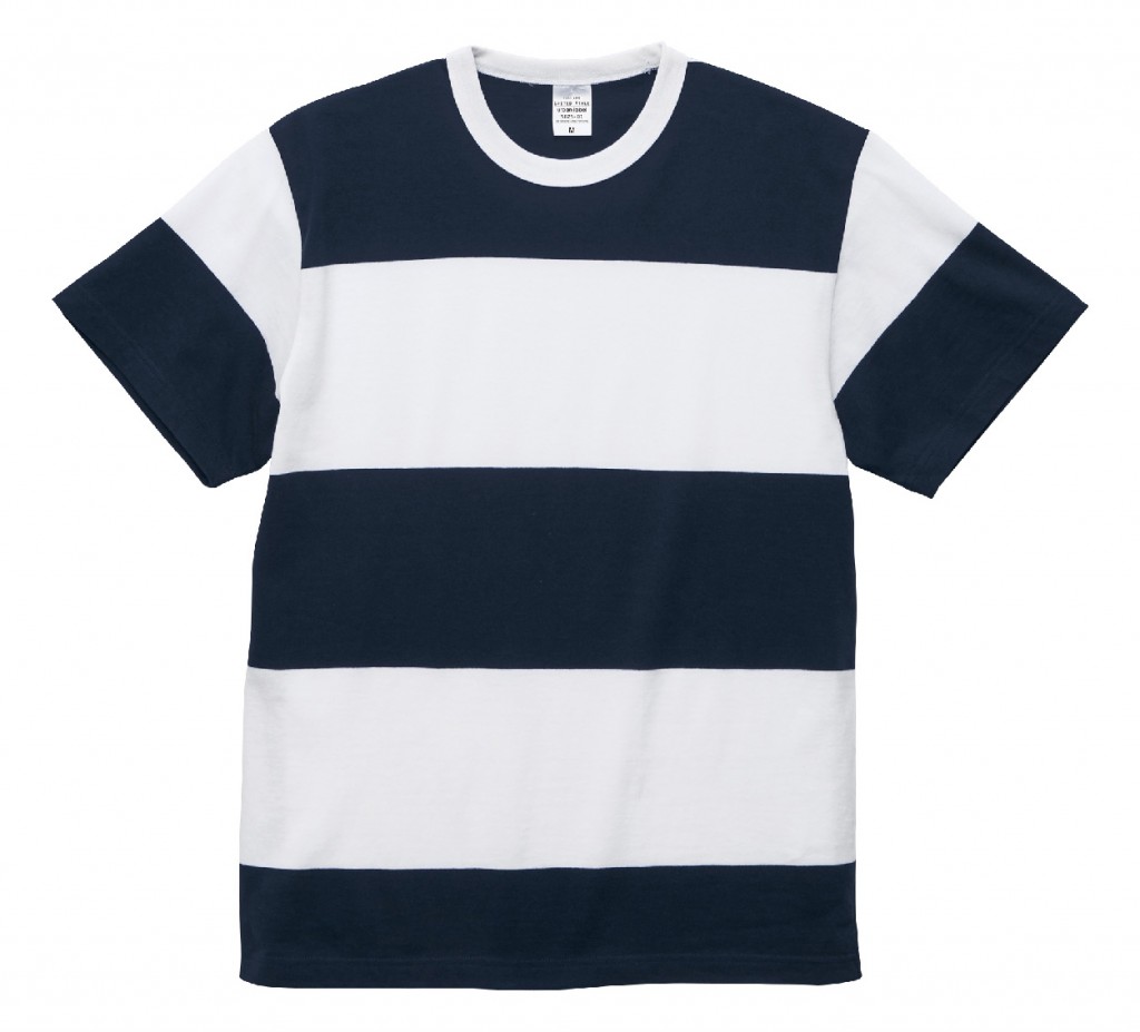 5625-01 5.6オンス ボーダーTシャツ