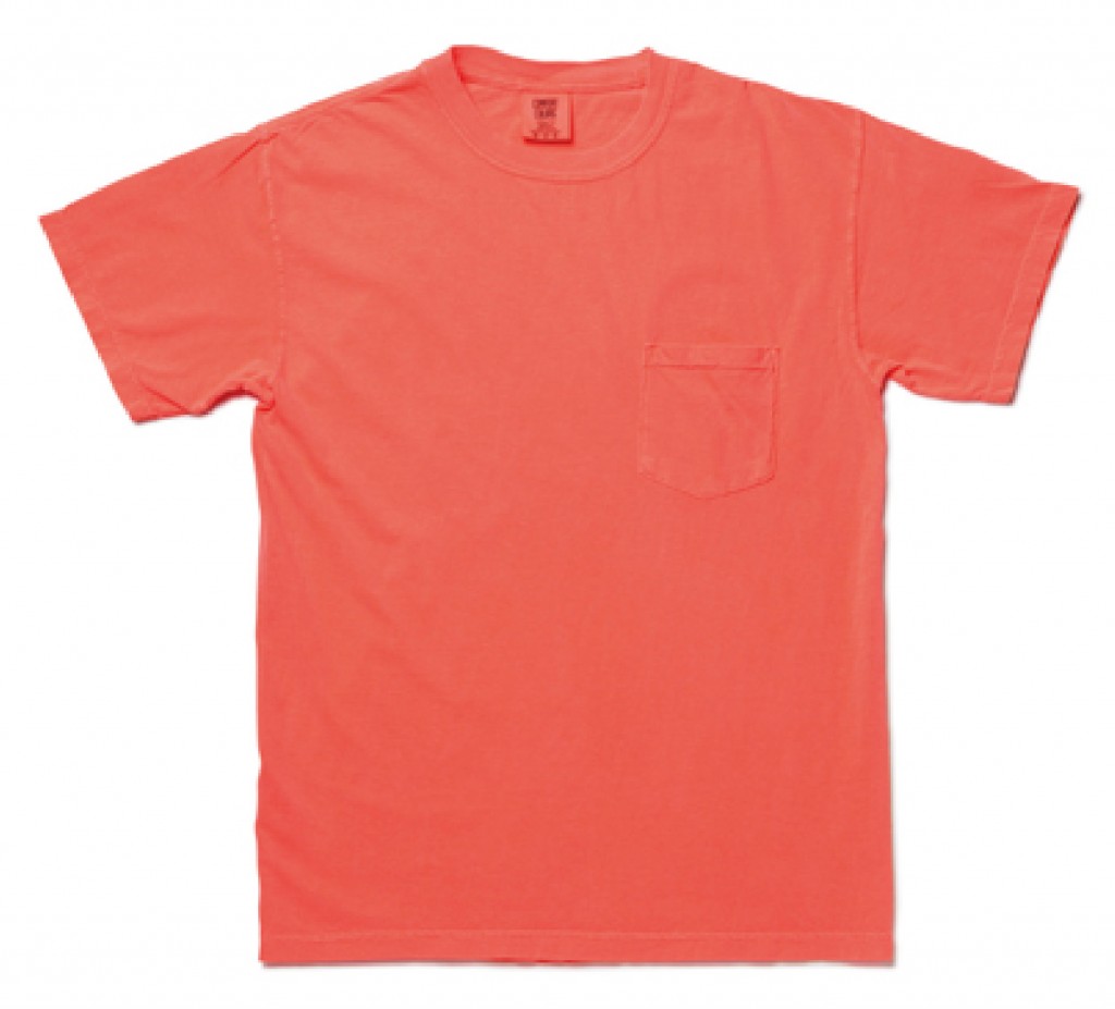 CC6030 Garment Dyed 6.1oz Pocket Tee ※注意事項あり