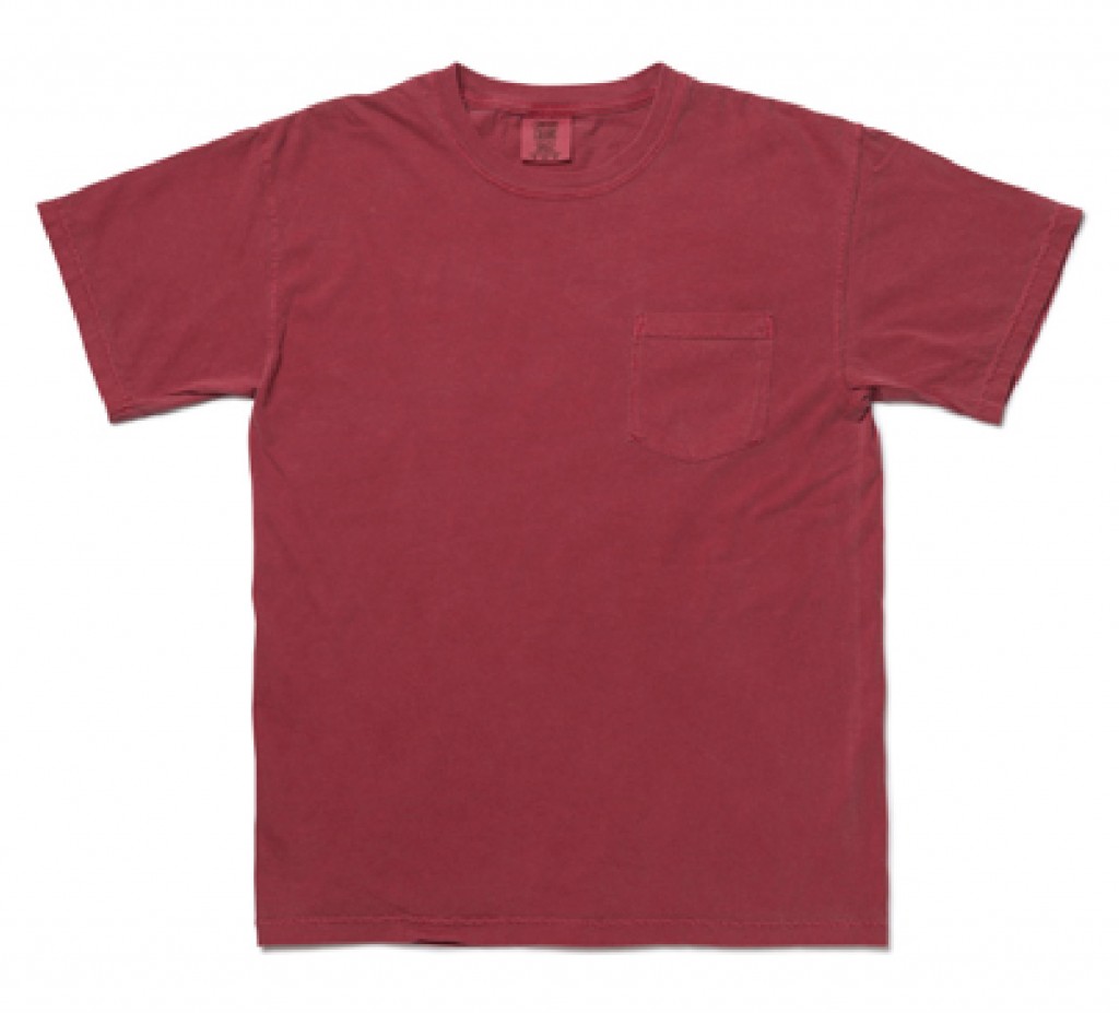 CC6030 Garment Dyed 6.1oz Pocket Tee ※注意事項あり