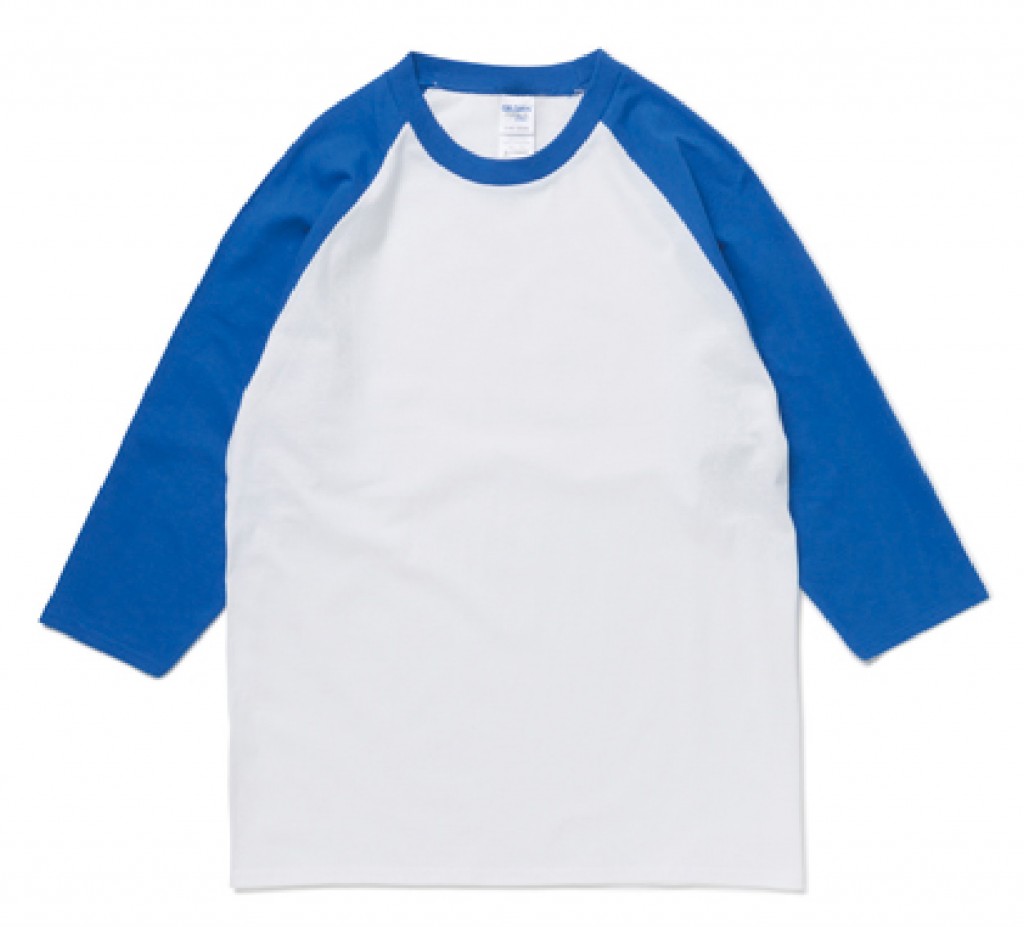 GIL76700 5.3oz 七分袖ラグランTシャツ