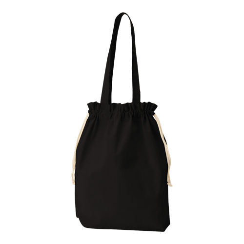 TR-0872 厚手コットンガゼット巾着トート(L)