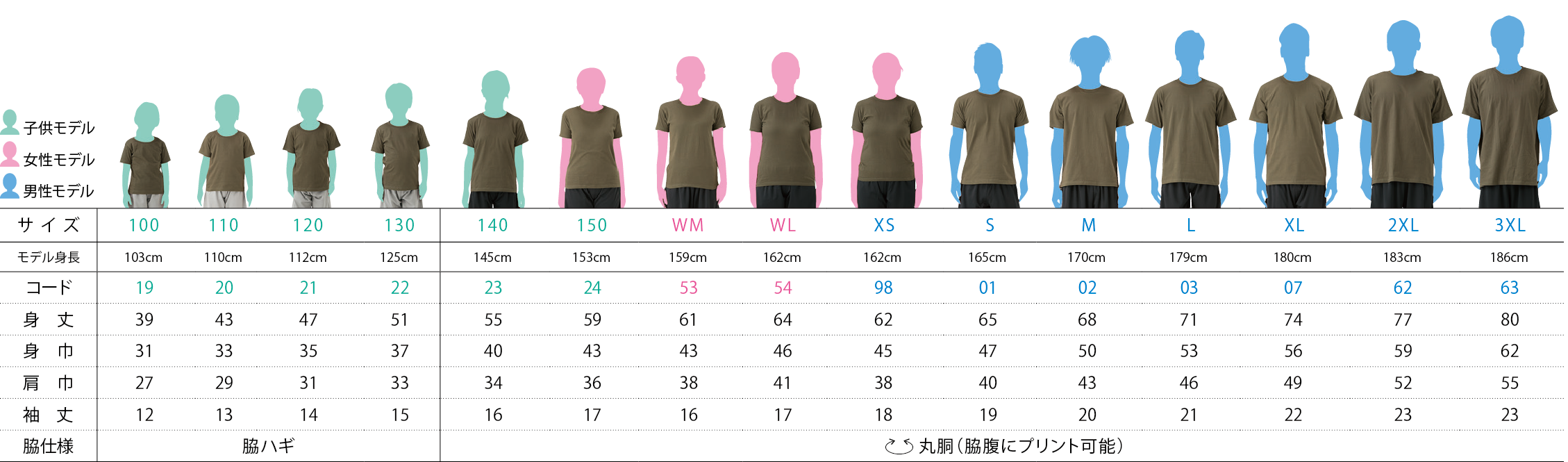 00086-DMT 5.0オンス ベーシックTシャツ