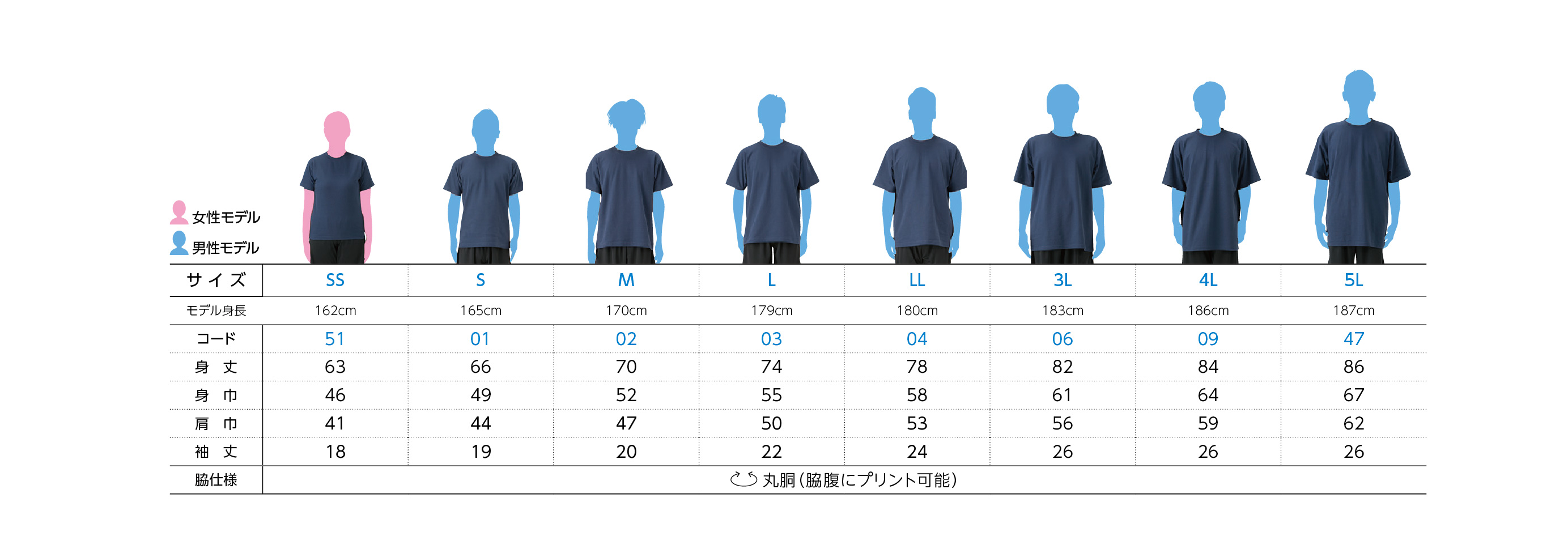 00117-VPT 5.8オンス TCクルーネックTシャツ
